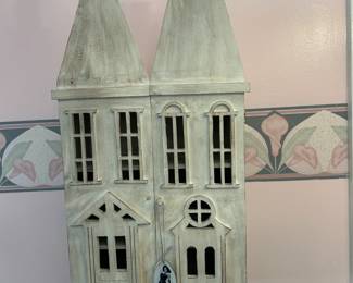 Hanging "House" display cabinet/storage cabinet