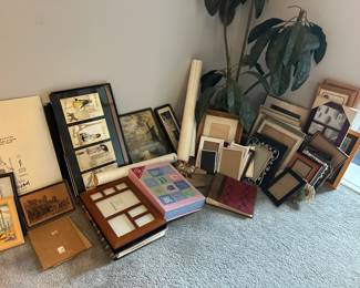 Artwork, frames, and photo albums