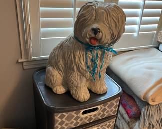 Plater Sheep Dog statue