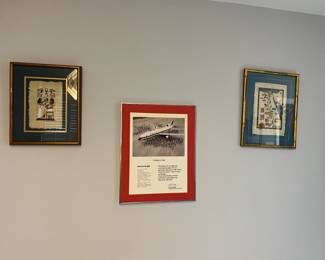 Egyptian Papyrus replica, "Delta Gets Your There" and Egyptian Map