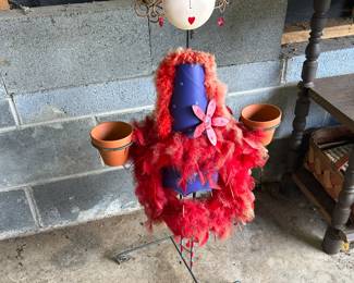 Red Hat Ladies planter