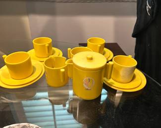 Vintage doll tea set