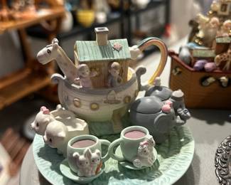 Miniature Noah's Ark Play Tea Set