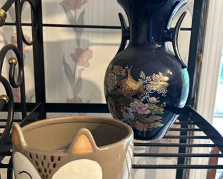 Japanese pottery and planters