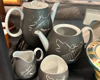 Multiple styles of tea services