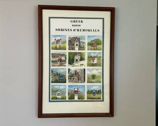 Greek memorial artwork