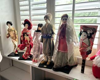 Asian themed figures