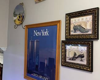 Shoes and New York artwork