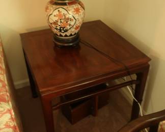 other lamp table they are 26" square