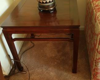 one of two matching lamp tables