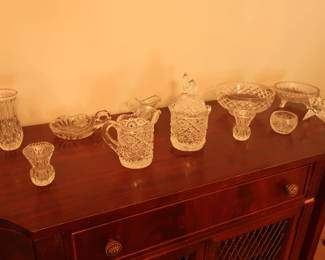 various pieces of crystal