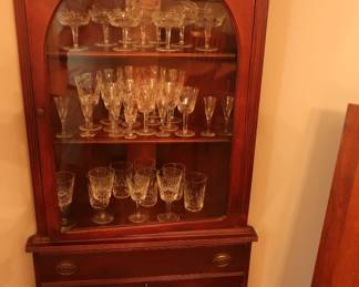 $200.00 Mahogany corner cabinet 30" x 16"