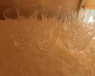  6 Waterford tumblers