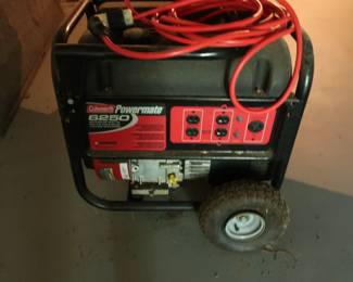 Coleman Powermate 6250 generator, it needs TLC, the price is 75.00. it can be purchased before the sale