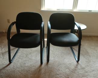 two office chairs ( as shown)