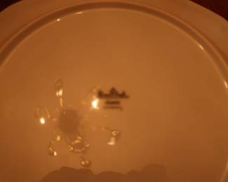 back of Rosenthal plates