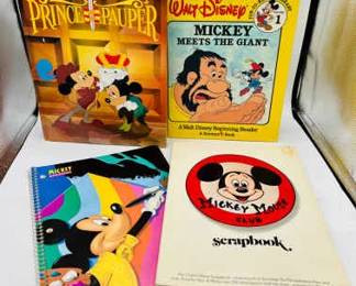 (4) Walt Disney Mickey Mouse Books
