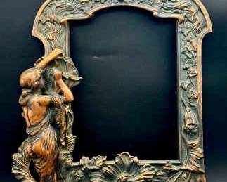 Art Nouveau Cast Iron Frame
