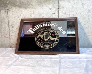 Tullamore Dew Vintage Advertising Mirror