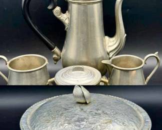 Pewter Lot Feat. Vintage Wilton Armetale & Lunt
