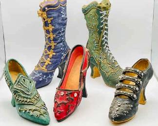 Miniature Victorian Boots & High Heels
