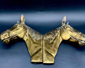 Brass Horse Head Wall Art
