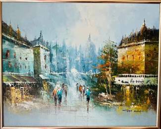 George M. Tamson Signed Painting
