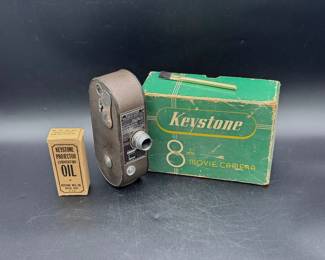 Keystone 8mm Movie Camera
