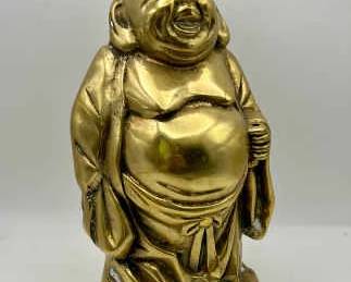 Delaney House 8” Brass Buddha
