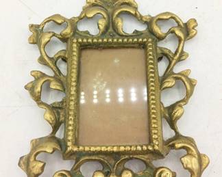 7" Brass Picture Frame
