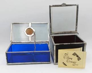 (2) Stained Glass Boxes
