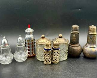 Vintage Salt & Pepper Shakers Including UV Reactive
