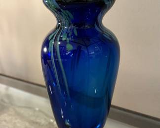 Art Glass Vase Signed "Free State 1993"