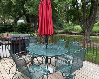 Wrought Iron Patio Set