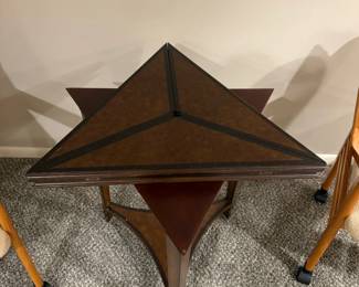 Vintage Folding Game Table