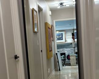 UTTERMOST Kahn Oversized Black Rectangular Mirror