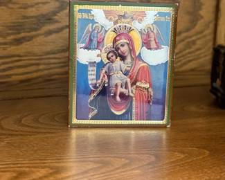 Russian Mother of God Religious Icon