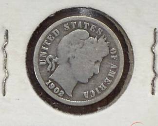 Barber Dime