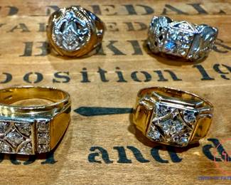 Men's 14KT GOLD Rings
