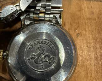 Vintage OMEGA Sea Master Watch with 14K GOLD Bezel
