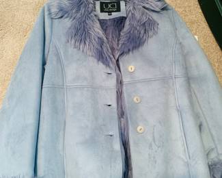 Blue Suede woman's jacket medium