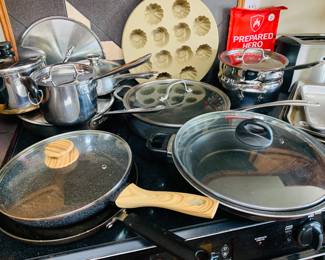 gorgeous All Clad cookware
