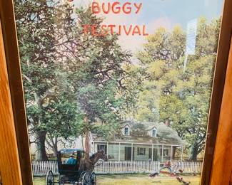 Church point Buggy Festival with Pecky Cypress beautiful frame