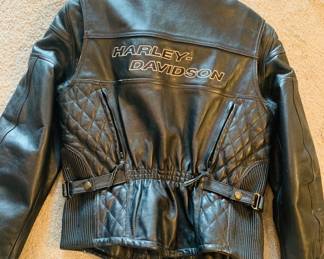 Harley women’s leather jacket. 
