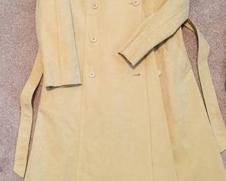 long Ultra Suede lady's coat