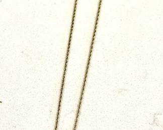 103-J: Vermeil Necklace with Amethyst Pendant