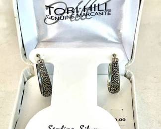 093-J: Tori Hill Marcasite Earrings