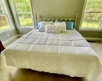 016-MBR: Brass King Bed
