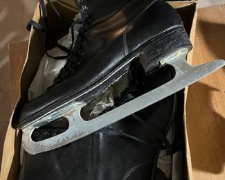 Vintage ice skates