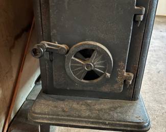 Antique cast iron stove